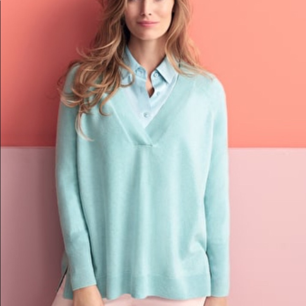 Pure Collection Cashmere V-Neck Sweater